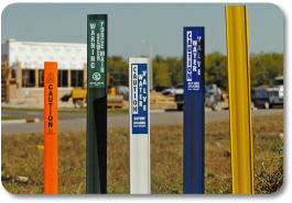 Fiberglass Marking Posts